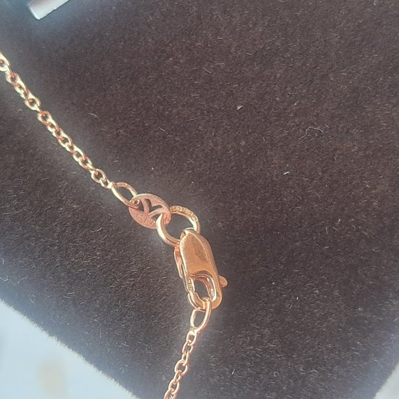 NWT Le Vian Necklace 14K Rose Gold and Chocolate Quartz - Picture 3 of 5